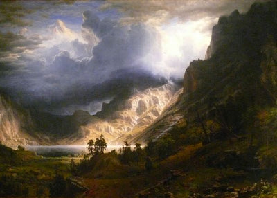 Albert Bierstadt, Storm in the Rocky Mountains, Mt Rosalie Default Title