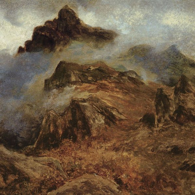 Albert Bierstadt, Study of Rocky Mountains Default Title