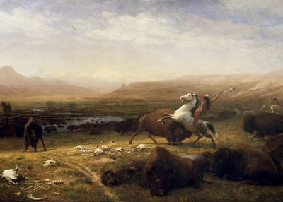 Albert Bierstadt, The Last of the Buffalo Default Title