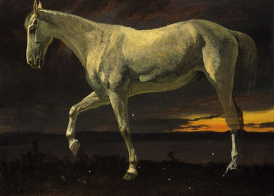 Albert Bierstadt, White Horse and Sunset Default Title