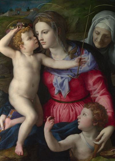 Angelo Bronzino The Madonna and Child with Saints Default Title