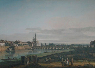 Bernardo Bellotto, View of Dresden from the right bank of the Elbe on the bridge of Augustus, 1948 Default Title