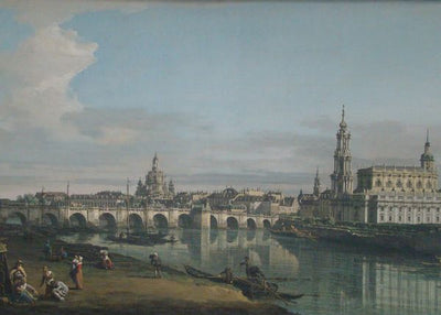 Bernardo Bellotto, View of Dresden from the right bank of the Elbe on the bridge of Augustus, 1947 Default Title