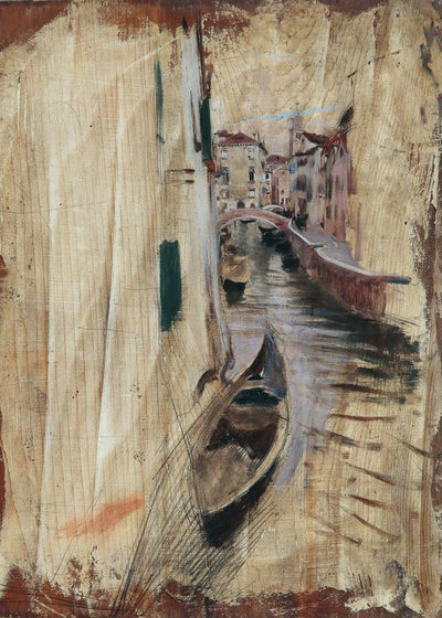 Giovanni Boldini Boat On The Venetian Canal Default Title