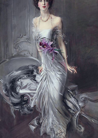 Giovanni Boldini Portrait Of Madame Eugene Doyen painting Default Title