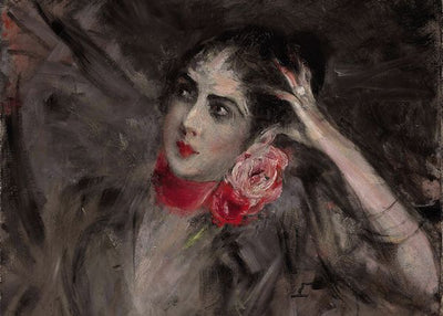 Giovanni Boldini, Princess Catherine Radziwill With A Red Ribbon Around Her Neck Default Title