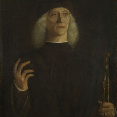 Gentile Bellini, A Man with a Pair of Dividers Default Title
