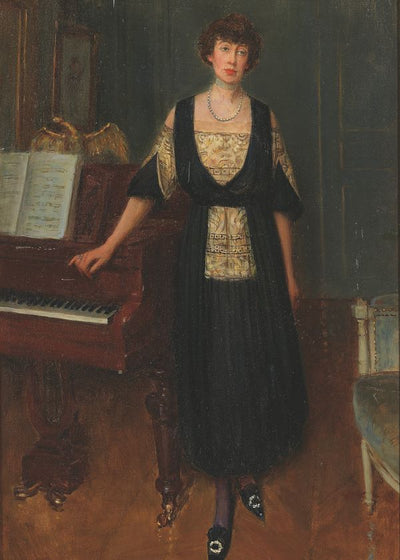 Jean Beraud The Lady At The Piano Default Title