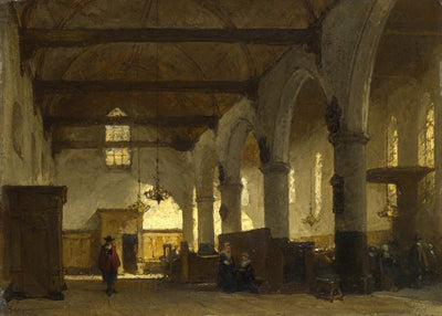 Johannes Bosboom, The Interior of the Bakenesserkerk, Haarlem Default Title