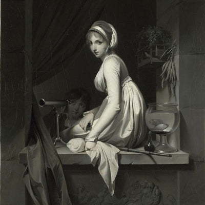 Louis Leopold Boilly, A Girl at a Window Default Title