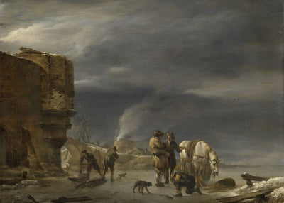 Berchem, Nicolaes Pietersz, The scene near the town Default Title