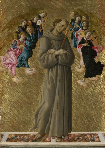 Sandro Botticelli Saint Francis of Assisi with Angels Default Title