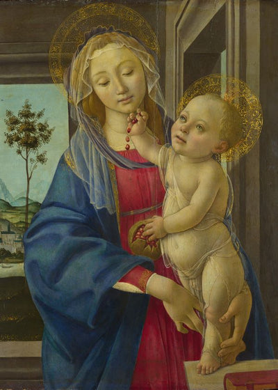 Sandro Botticelli The Virgin and Child with a Pomegranate Default Title