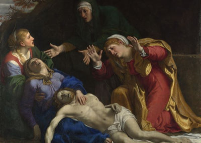 Annibale Carracci, The Dead Christ Mourned Default Title