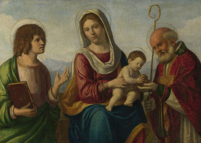 Giovanni Battista Cima da Conegliano, The Virgin and Child with Saints Default Title