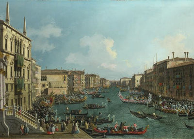 Canaletto, A Regatta on the Grand Canal Default Title