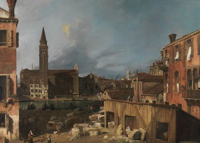 Canaletto, The Stonemason's Yard Default Title