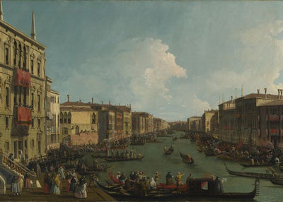 Canaletto, Venice, A Regatta on the Grand Canal Default Title