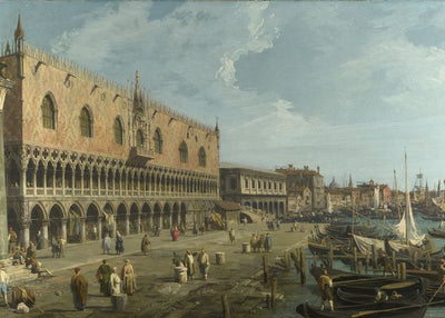 Canaletto, Venice, The Doge's Palace and the Riva degli Schiavoni Default Title