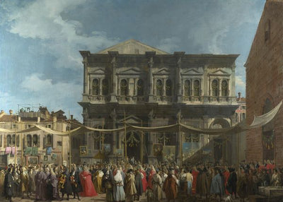 Canaletto, Venice, The Feast Day of Saint Roch Default Title