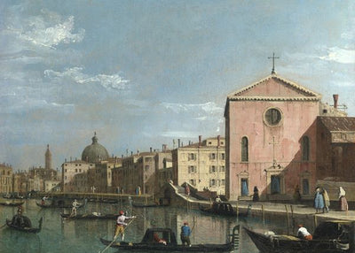 Canaletto, Venice, The Grand Canal facing Santa Croce Default Title