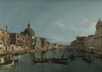 Canaletto, Venice, The Grand Canal with S. Simeone Piccolo Default Title