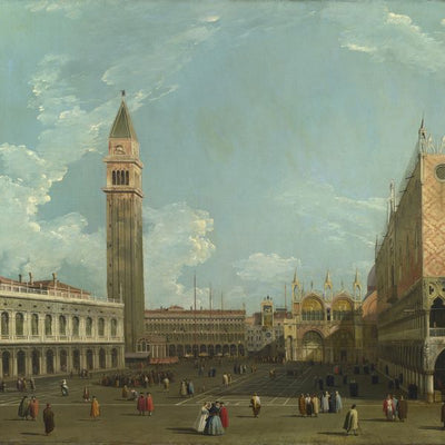 Canaletto, Venice, The Piazzetta from the Molo Default Title