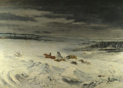 Gustave Courbet, The Diligence in the Snow Default Title