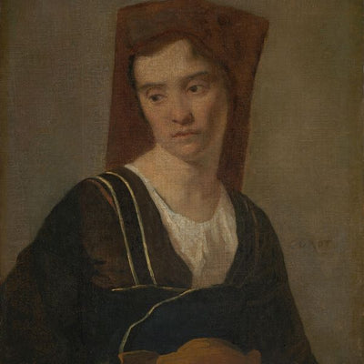 Jean Baptiste Camille Corot, A Peasant Woman Default Title