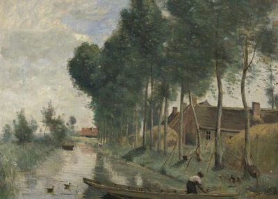 Jean Baptiste Camille Corot, Landscape at Arleux du Nord Default Title