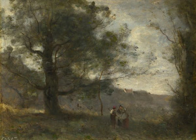 Jean Baptiste Camille Corot, The Oak in the Valley Default Title
