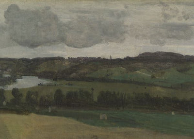 Jean Baptiste Camille Corot, The Seine near Rouen Default Title