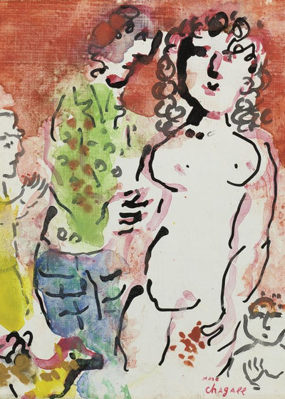 Chagall Marc Autour De Nu Default Title