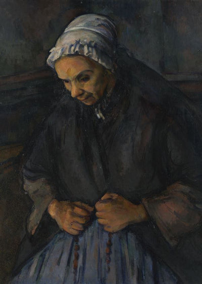 Paul Cezanne An Old Woman with a Rosary Default Title