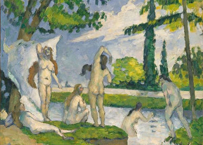 Paul Cezanne, Bathers, 1874 Default Title