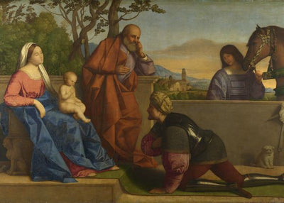 Vincenzo Catena, A Warrior adoring the Infant Christ and the Virgin Default Title