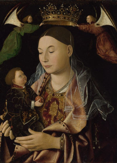 Antonello da Messina The Virgin and Child Default Title