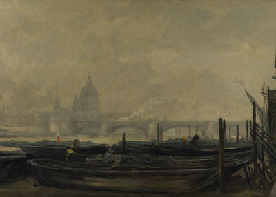 Charles Francois Daubigny, St Paul's from the Surrey Side Default Title