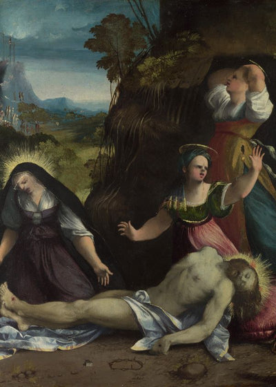 Dosso Dossi Lamentation over the Body of Christ Default Title