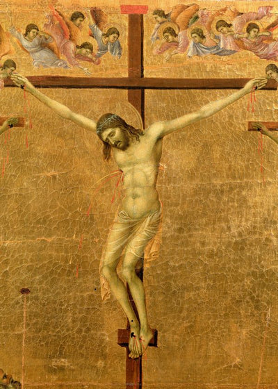 Duccio Di Buoninsegna Crucifixion painting Default Title
