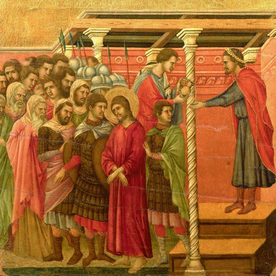Duccio Di Buoninsegna, Pilate Washes His Hands Default Title