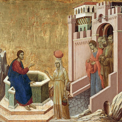 Duccio Di Buoninsegna, Predella, Christ And The Samaritan Woman Default Title