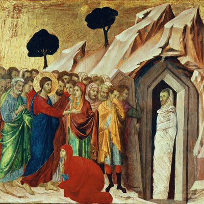 Duccio Di Buoninsegna, Predella, The Raising Of Lazarus Default Title
