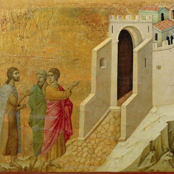 Duccio Di Buoninsegna, Road To Emmaus – Posteraj - štampa i uramljivanje