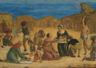 Ercole de' Roberti, The Israelites gathering Manna Default Title