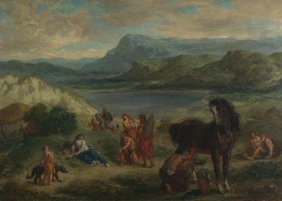 Eugene Delacroix, Ovid among the Scythians Default Title