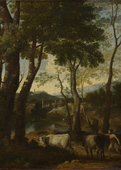 Gaspard Dughet Landscape with a Cowherd Default Title