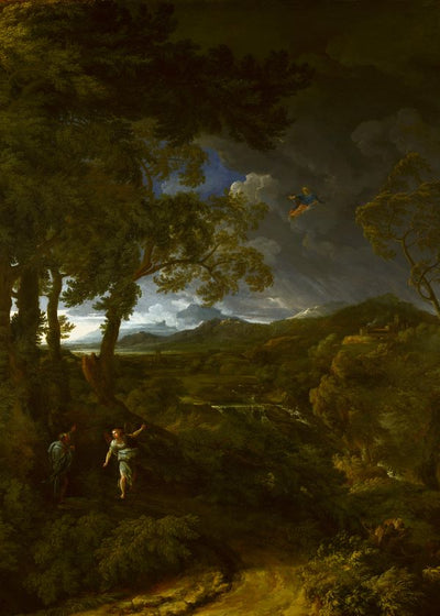 Gaspard Dughet Landscape with Elijah and the Angel Default Title