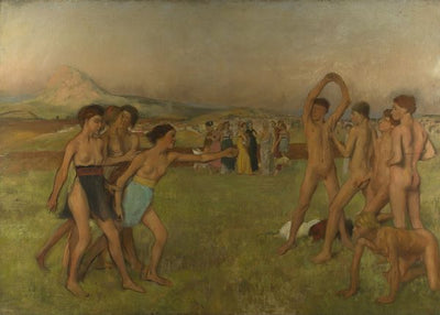 Hilaire Germain Edgar Degas, Young Spartans Exercising Default Title