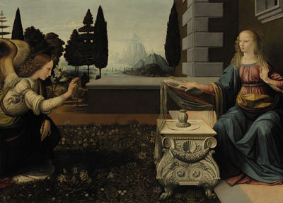 Leonardo Da Vinci, Annunciazione, Firenze, Galleria Degli Uffizi Default Title